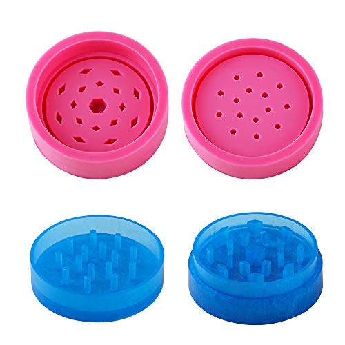 Silicone Grinder Molds, Tubala 2 Pieces Spice Grinder Resin Mold Epoxy Mold Grinder Silicone Casting Mold for DIY Crafts Making Supplies