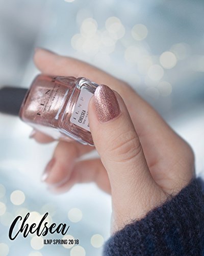 Image of ILNP Chelsea - Pale Rose Gold Holographic Metallic Nail Polish