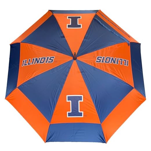Illinois Fighting Illini Golf Umbrella 62"