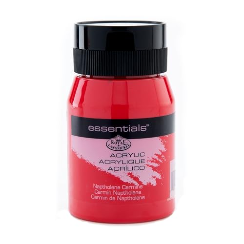 Royal & Langnickel RAA-5111 Essentials 500ml Acrylic Paint - Naptholene Carmine