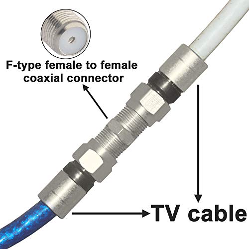 Snapklik.com : BOOBRIE F-Type Female To Female Cable Connector RG6 ...