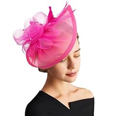 1 Pc Feather Flower: Fuschia