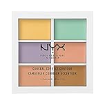 NYX Professional Makeup Colour Correcting Palette, Colour Concealer Makeup Palette, 6 creamy blendable shades
