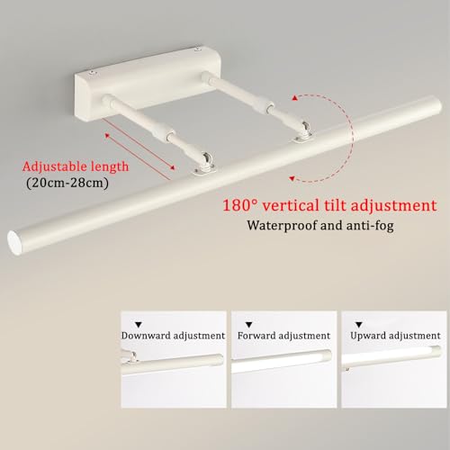 Lámparas de pared metal LED para espejo pasillo salón y dormitorio con luz cálida 3