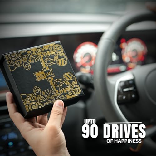 Image of White Mocha | Aeraki Car Clip-In luxury Perfume | Car Air Freshener | Natural Essential Fragrance Oils with Wooden Reed Sticks in Glass Bottle |Long Lasting upto 90 Drives | Vent Model