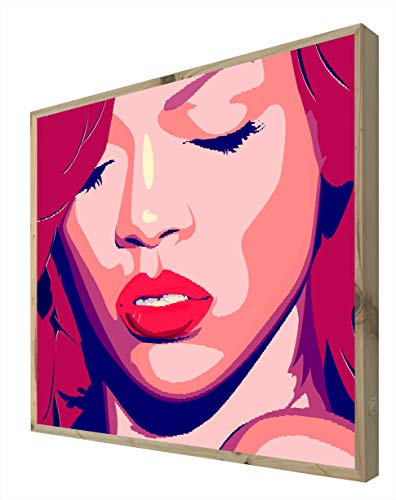 Tableau Pop Art pour salon moderne : cadre rétroéclairé CCRETROILUMINADOS 80x80 cm