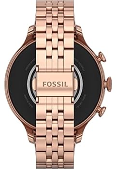Fossil Women's Gen 6 Smartwatch, Rose Gold-Tone Stainless