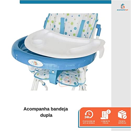 Cadeira Alimentação Flash Baby Style (Azul)