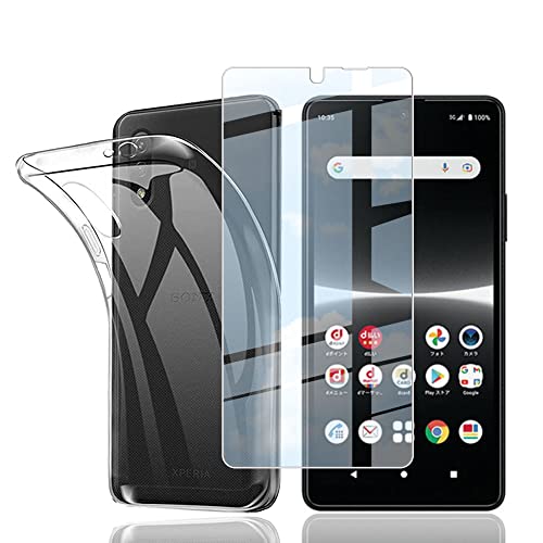y1+1zΉ Xperia Ace III S0-53C SOG08 p tB KX tیtB+ TPU P[X {Ɏqfލ̗p S0-53C SOG08 p KXtB dx9H ϏՌ   Uh~ 