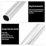 Oikabio Fixed Gear Bicicleta Ciclismo Straight Fixie Bike Straight Bar Manillar Color: Plata