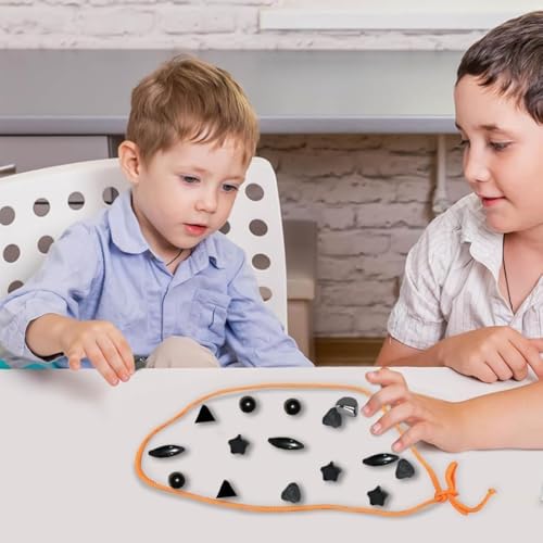 Image of Magnetic Strategy Board Game (24 Pcs) for Kids (6+) & Adults | Fun Family Game with Magnets & Lanyard Rope | Brain Boosting Logic & Reflex Challenge | Travel & Party Game for All Ages