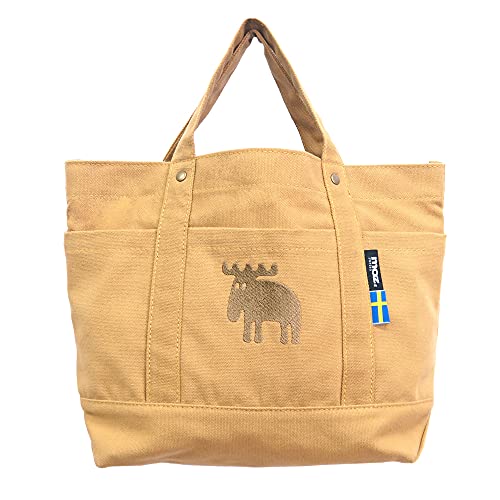 モズ スゥェーデン 帆布トート M キャメル