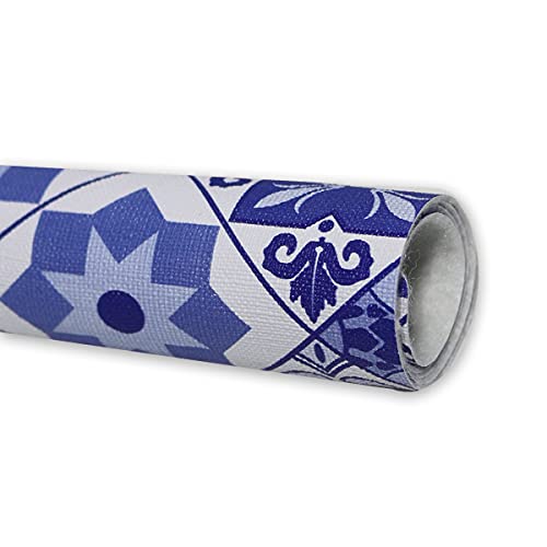 8 Jogo Americano Azulejo Coimbra - Impermeável PVC