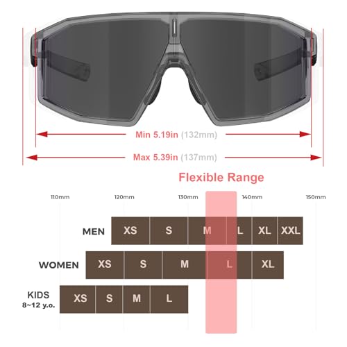 Image of F26 Polarized Fishing Sunglasses for Men Women, UV400 Outdoor Sports Sunglass for Running Hiking Golf with Carrying Case