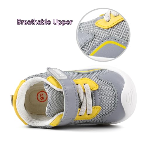 Baby Shoes Boys Girls Toddler Sneakers Lightweight Non Slip Infant First Walking Shoes Trainers 6 12 18 24 Months3