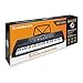 Hamzer 61 Key Keyboard Piano with Built-In Speakers, Stand, Bench, Headphones, Microphone & Key Labels - Electronic Musical Keyboard Set for Beginners
