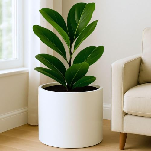 Fox&Fern Übertopf XL - Blumentopf Gross inkl. Wasserabfluss - Blumentopf hoch 34cm - Übertöpfe für Zimmerpflanzen - Blumentopf 38cm… – Ansicht 2