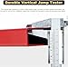 APKLJIUY Vertical Jump Tester,Vertical Jump Tester with Adjustable Height, with Stable Base and Colorful Palette(3.2m)