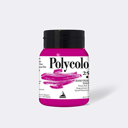 Peinture vinyle Maimeri Polycolor magenta pour fresque et beaux-arts
