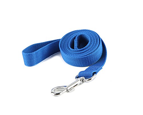 Nylon Dog Training Leash, Traction Rope, 4Foot /5 Ft /6 Feet Long, 5/8 inch 3/4 Inch 1 Inch Wide, for Small and Medium Dogs
