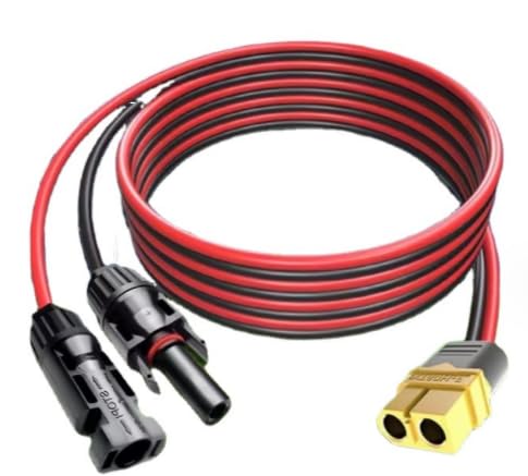 Amass XT60 Câble de stockage Connecteur vers MC 4 Panneau solaire Câble d'alimentation de stockage extérieur 2 m