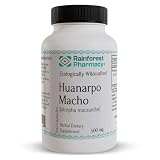 Rainforest Pharmacy Huanarpo Macho Capsules 500mg | 100% Natural Herbal Supplement for Male Vitality, Stamina & Energy | 100 Vegetarian Capsules | Wildcrafted Huanarpo Macho Herb