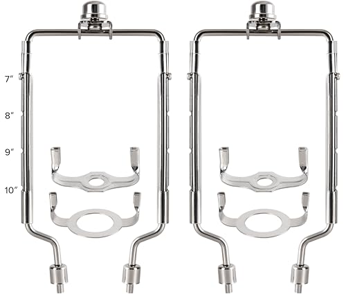 Herrajes para lámparas GO&SO kit de arpa ajustable con adaptador E26 2