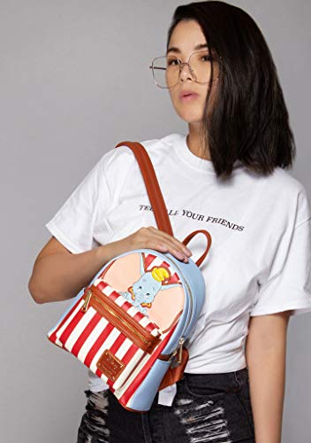 Loungefly X Disney Dumbo Stripe Star Of The Show Mini Backpack #TOP3