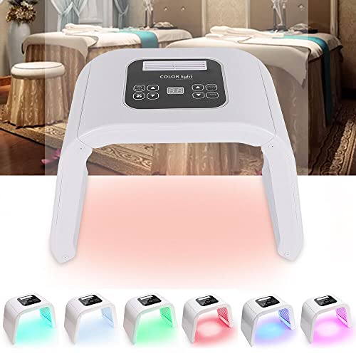 Masque facial LED 7 couleurs LED visage beauté masques beauté PDT photothérapie masque pour photorajeunissement traitement de la peau du visage anti-âge