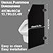 Urinal Partition,Toilet Protection Divider,Bathroom Partition,Public Toilet Partition,Wall-Mounted Men's Urinal Privacy Screen,Urinal Divider Screen for School,Shopping Malls,Public Places(Black)