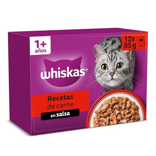 whiskas Comida Húmeda para Gatos Selección Clásicos Multipack 4x12x85g