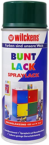 Wilckens Spraylack Buntlack Hochglanz, 400 ml, RAL 6005 Mossgrün