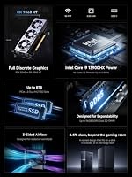 MINIS FORUM 139D7 Gaming-Mini-PC Core i9-13900HX 32 GB DDR5 1 TB M.2-SSD – Ansicht 2