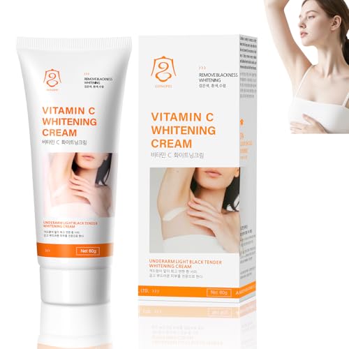 BUTBU Crema Blanqueadora, Crema Blanqueadora Partes Intimas, Blanqueador de axilas, para Axilas, Codos, Rodillas y Zonas, Aclara las manchas oscuras, Textura Ligera de Rápida Absorción, 60g