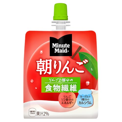 [定期便2ヶ月]ミニッツメイド 朝りんご 24個入り×1ケース