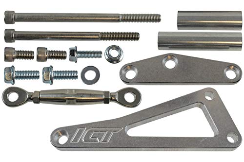 Ict Billet Bbc Billet Alternator Bracket Adjustable Lwp Big Block Chevy Long Water Pump Kit Aluminum 396 402 409 427 454 502 V8 Eight Cylinder Designed & Manufactured In The Usa 551663 #TOP1