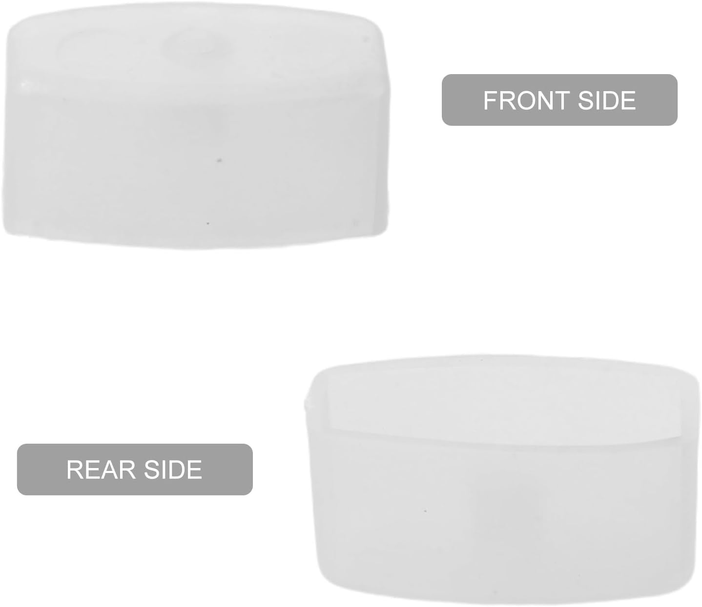 50pcs Bottom Rail Button Plug, Easy Install Plastic End Caps for Window Blinds, Blind Cover End Cap Replacement for Home Office