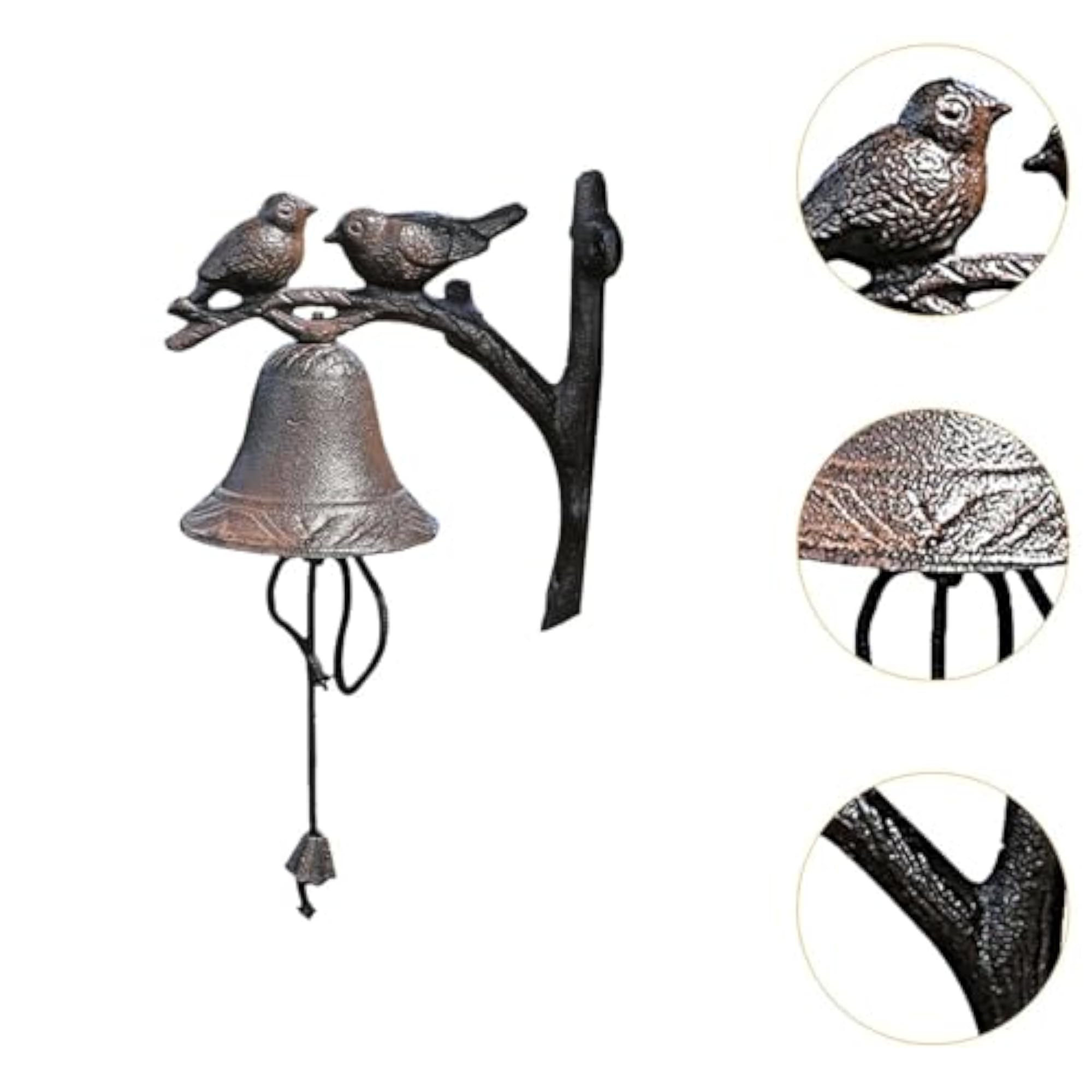 Wall Mounted Dinner Bell Entry Door Bell for Garden
