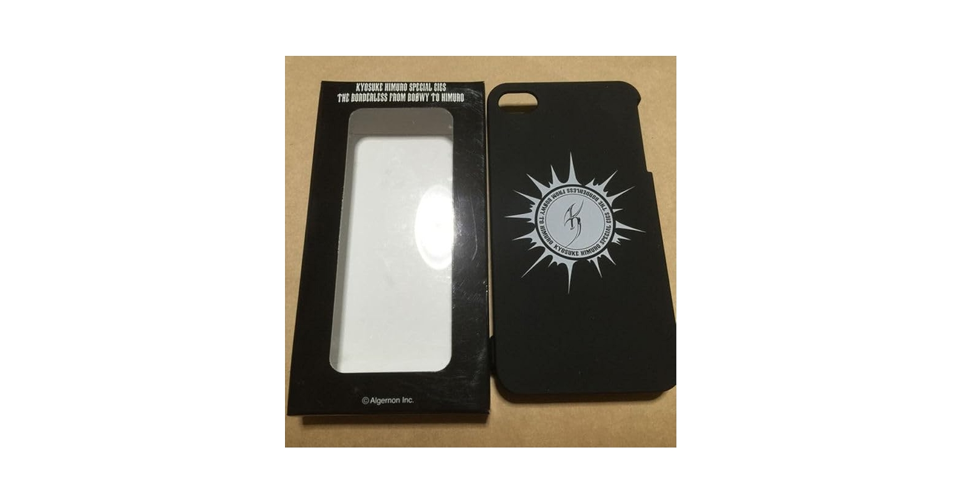 氷室京介 スマートフォンケース スマホケース 氷室京介、新品 Mサイズ 手帳型スマートフォンケース 黒・青
