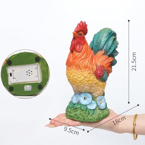 Statue coq résine résistante pour égayer un jardin terne ou une entrée - 4