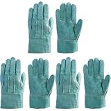 富士グローブ EX-680 背縫いグリーン LL 5360 牛床革手袋(袖なしタイプ)