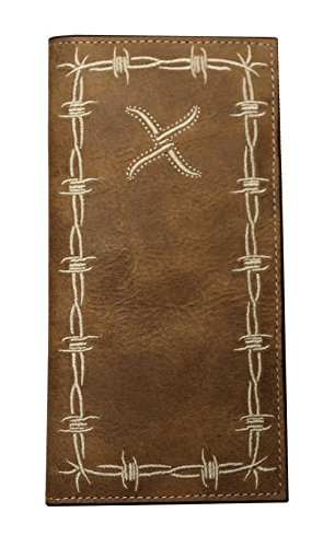 Twisted X Rodeo Wallet with Barbed Wire and Twisted X Logo (XRC-14)