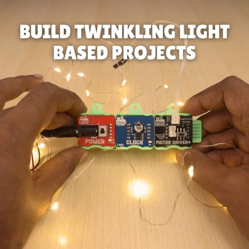 Image of WitBlox DIY STEM Light & Craft Kit for Kids |Build & Light Up Artwork|3 Free Class| Birthday Gift|Electronics| School Science Project |LED Project for Boys & Girls (Age 6+)