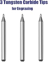 Vista 4 de Corded Electric Engraver Pen Engraving Etching Tool Etcher Kit with Stencil & Tungsten Carbide Tip for Metal Glass jewelry Leather Wood Ceramic