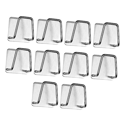 UKCOCO 10Piezas Soporte de Almacenamiento de Cocina Estante Adhesivo Esponjas y Utensilios Organizador de Lavabo Reutilizable Instalar Mantener