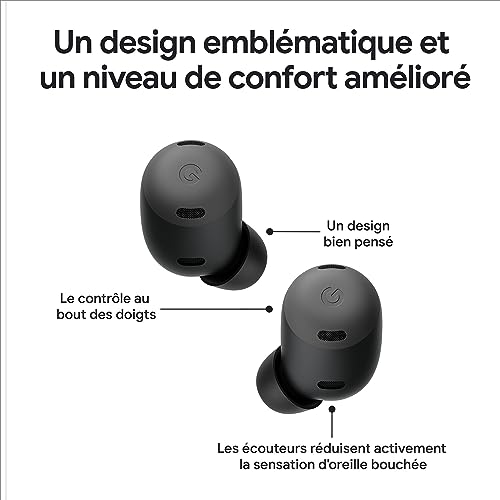 Google Pixel Buds Pro – Écouteurs sans fil – Casque Bluetooth – Corail