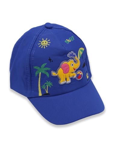 Image of PASSION PETALS Summer Dino Rockstar Baseball Cap for Kids Boys and Girls 2-4Years