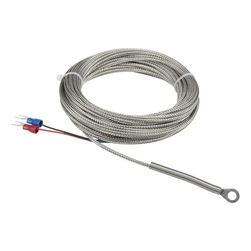 Thermocouple K 6mm de trou avec câble de blindage métallique anti-interférence 10m