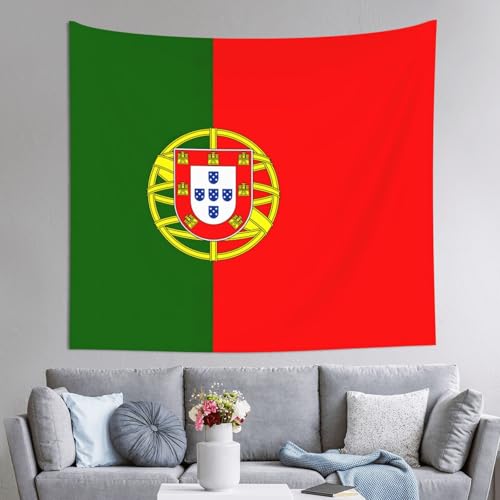 Drapeau portugais en tapisserie murale JEJEA, le cadeau idéal pour chambre