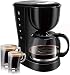 KELITINAus China da Caffè, 1,25 L Caffettiera Elettrica a Goccia 800 W China da Caffè per Uso Domestico 12 Tazze da Tè Caffettiera Caffettiera Al Latte per Regalo, per L'Ufficio a Casa